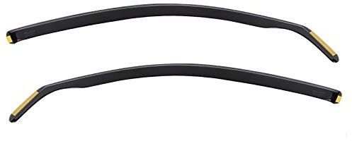 J&J AUTOMOTIVE | Windabweiser Passend Für C4 2, 5-Türer 2010-2018, Heko Regenabweiser, Getönt, Set 2-Teilig, Vorne, Aerodynamisch