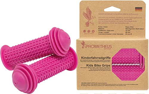 PROMETHEUS BICYCLES Fahrradgriffe Kinder I Lenkergriffe Fahrrad Kinder I Kinderfahrradgriffe 22.0 bis 22.2 mm Schadstofffrei, Phthalate frei für Kinder Laufrad Roller Kinderfahrrad