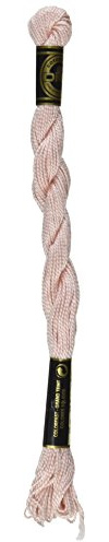 DMC Pearl Cotton Skeins Size 5-27.3 Yds: Ultra Very Light Shell Pink