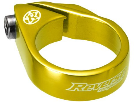 Reverse Bolt Clamp Sattelklemme 34.9mm gold