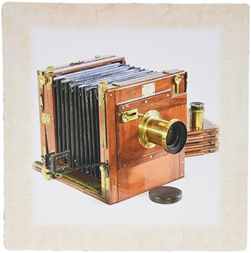 3drose LLC 20,3 x 20,3 x 0,6 cm Maus Pad, ich liebe Old Kameras mit Bild von einem Blasebalg (MP 119551 _ 1)