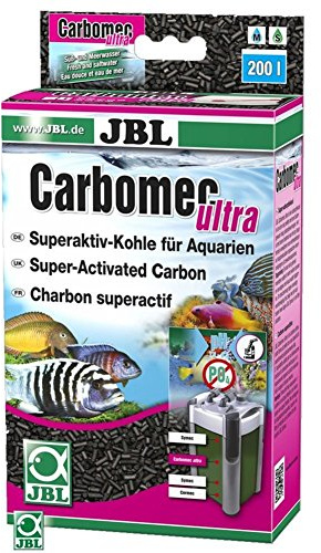 JBL Carbomec ultra 6235500 Superaktive Pelletierte Kohle für Filter von Meerwasser Aquarien, 800 ml