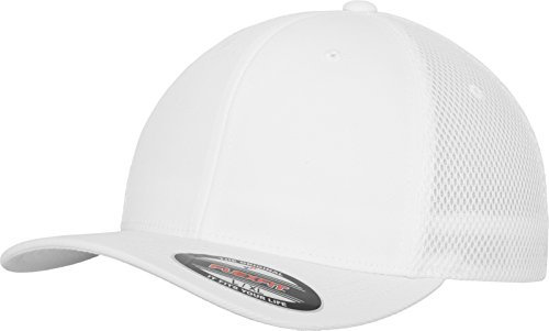 Flexfit Erwachsene Mütze Tactel Mesh, White, L/XL, 6533
