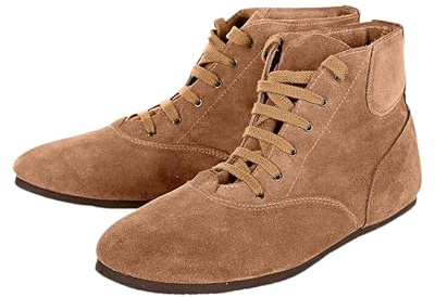 Pantoffelmann Tramper mockaskor | Storlekar 36–48 | Bekväma barfotaskor för kvinnor & män | Kängor i äkta läder i DDR-stil | Perfekta för klättring