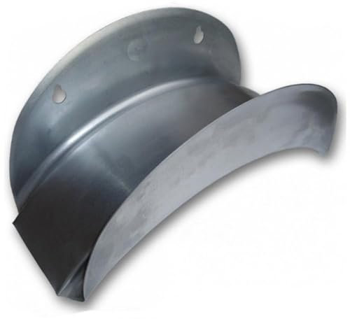 Bradas ECO-WF114 Wandschlauchhalter aus Metall, silber, 28 x 13 x 14 cm