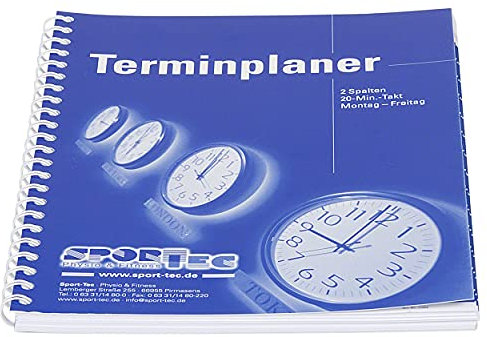Terminplaner, 2 Spalten, 20-Min.-Takt, Montag - Freitag, A4