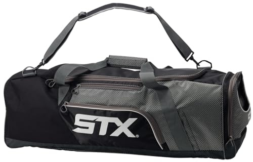 STX Lacrosse Challenger Lacrosse Equipment Bag, Black, 36-Inch