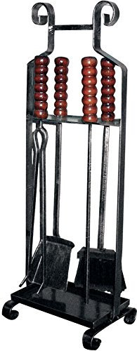 - Senza marca/Generico - Set Camino 5 Pezzi - ATTREZZO Kit - Accessori CAMINETTO Ferro Bat per Pulizia -