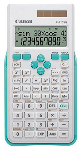 Canon F-715SG (Blue) - Reliable, sustainable Scientific calculator