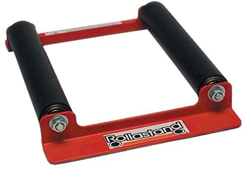 Hardline Productsn USA Rollastand for Sportbikes – Portable Motorcycle Wheel Cleaning & Chain Maintenance Roller Stand – Universal Front & Rear Tire Rotation Tool for Bikes Without Center Stands