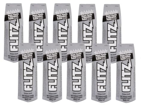 Flitz Metal Polish Paste for Stainless Steel & Aluminum (5.29oz, 10 Pack)