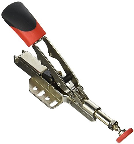 ARMOR TOOL Auto-Adjust Toggle Clamp - In-Line Workbench Clamp with Horizontal Base Plate & 700lb Hold Capaicty - STC-IHH25