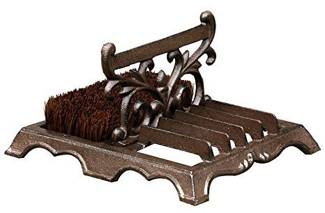 Cast Iron Shoe Scraper Outdoor Boot Brush Footwear Shoe Brush Cleaner Recycled Metal & Sustainable Coir Bristles