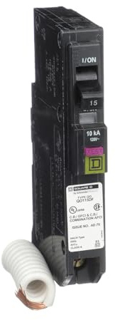 Square D by Schneider Electric Square D - QO115DFC 15 Amp Single-Pole Dual Function (CAFCI and GFCI) Circuit Breaker