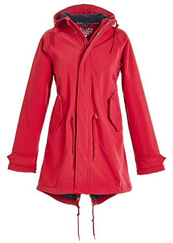 BMS HafenCity Coat SoftShell - Damenkurzmantel - rot - 36