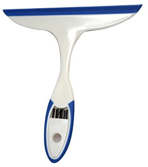 CleaningSolutions Shower Cleaner Squeegee With Built in Grout Brush for Window, Shower, and Car Cleaning, 1-Pack