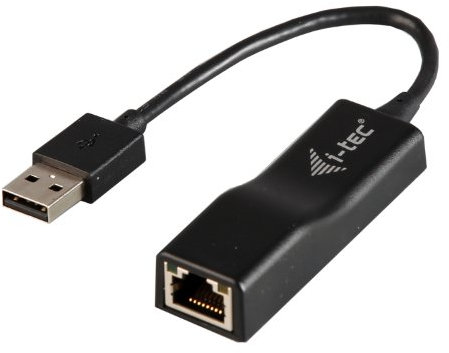 i-tec USB 2.0 Rapide Ethernet LAN Network Adapter USB 2.0 vers RJ45 avec LED pour Windows MacOS Linux