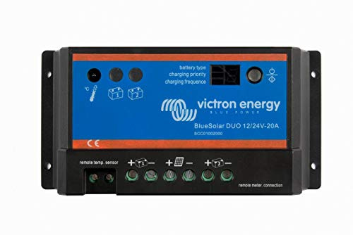 Victron Energy BlueSolar PWM DUO-LCD&USB 12/24-Volt 20 amp Charge Controller