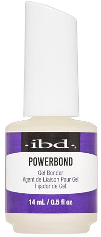 IBD Power Bond, 14 ml - MADE IN USA - Adhesivo de primera calidad sin ácido para capas base de gel y revestimientos híbridos para mejorar la adherencia