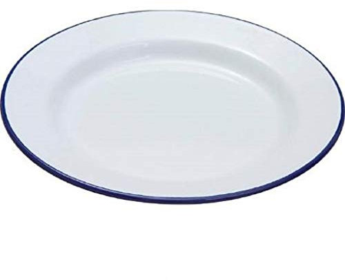 Falcon Enamelware 10.5 Enamel Dinner Plate White