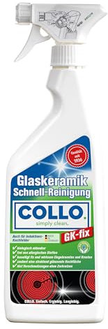 COLLO GK-FIX Glaskeramik Schnellreiniger 500 ml I Ceranfeldreiniger für Induktions- & Cerankochfeld I Glaskeramik Reiniger mit einfacher Anwendung