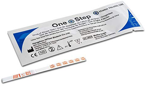 Cannabis Testing Kits THC Drug Test Marijuana Urine Strips 20ng (5 Tests)