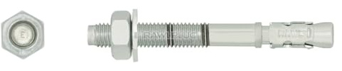 Rawlplug R-XPT-10115 10 x 115 mm M10 Zinc Plated Through Bolt (50 pieces)