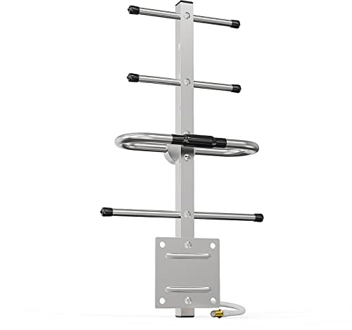 698-894Mhz Yagi Antenna with SMA-Female Connector 8dBi 4G LTE Directional Antenna Outdoor Antenna Universal for Cellphone Signal Booster/Cellular Repeater/Scanner