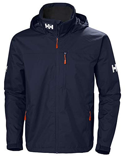 Helly Hansen Herren Crew Hooded Jacke, Marineblau, XL