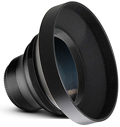 0,43 x alta definición Lente de conversión gran angular para Panasonic Lumix DMC-GX8 (sólo para lentes con filtro tamaños de 46, 52, o 58 mm)