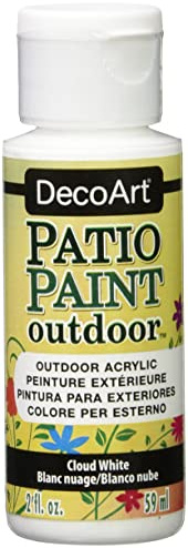Deco Art Outdoor Acylic Paint, Acrylic, Cloud White, 59 ml