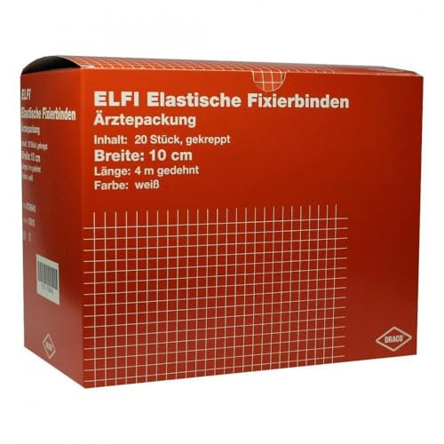Dracoelfi Elast.Fixierbinde 10 Cmx4 m Gekreppt