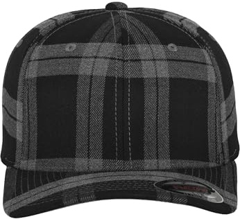 Flexfit Mütze Tartan Plaid, blk/Gry, L/XL, 6197