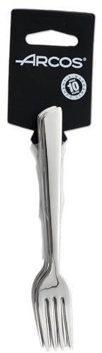 Arcos Serie Toscana - Forchetta Frutta Set (6 forchetta) - Monoblocco Unipezzo Acciaio Inossidabile 18/10 e 140 mm Colore Argento