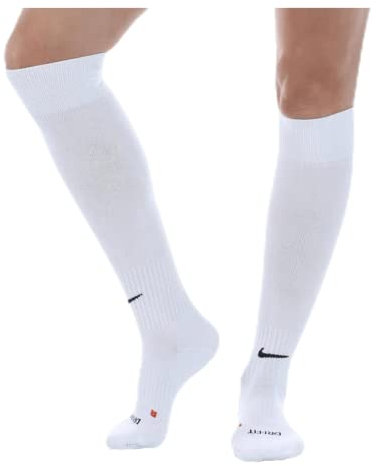 Nike Unisex Knee High Classic Football Dri Fit Fu ballsocken, Weiß (White/Schwarz), XL EU