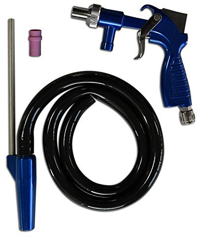 Asturo Sandstrahlpistole semiprofessionell 3147500 Set PS 2 blau/silberfarben