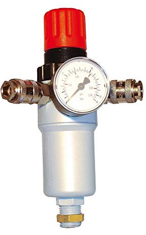Cevik CA-950/2 - Däckfäste Tryckregulator med tryckmätare, filter, 2 snabba uttag. 1/2