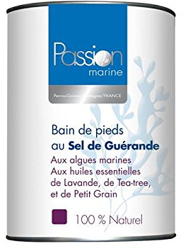 Bain de pieds Algues marines Sel de Guérande aux huiles essentielles de Lavande Bio
