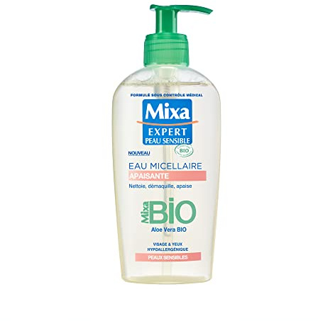 Mixa BIO - Eau Nettoyante Démaquillante - Peau Sensible - 200 ml