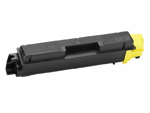Kyocera TK-580Y Toner Gelb, Original Tonerkartusche 1T02KTCNL0. Kompatibel für FS-C5150DN, Ecosys P6021cdn 4104103