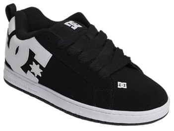 DC Shoes Corte Graffik, Scarpe da skateboard, Uomo, Nero Black 001, 40.5 EU
