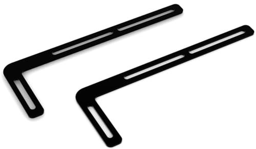 Vogel's SOUND 1250 Universal-Soundbar-Halterung zur Montage unter dem Fernseher, passend für Soundbars bis 12 kg, schwarz