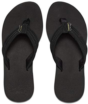Reef Damen Cushion Breeze Zehentrenner,38.5 EU, Schwarz Black Black Bk2