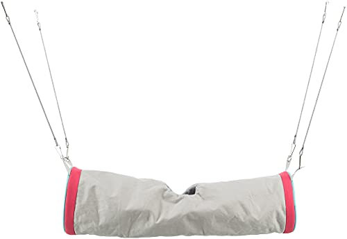 Trixie 6910 Kuscheltunnel für Frettchen, ø 20 × 45 cm, braun/beige