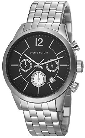 Pierre Cardin Herren-Armbanduhr Troca Chronograph Quarz Edelstahl PC106591F08