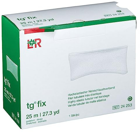 TG Flexi-Fix 24253 Schlauch Verbände, Trikotschlauchverband Größe D, 25 m