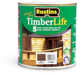 Rustins Timberlife Dark Mahogany 1ltr TLBM1000