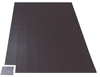 MagFlex® Self Adhesive Flexible Magnetic Squares for Creating Magnetic Pictures, Artwork, Signs or Displays - 25mm x 25mm - 96 per A4 Sheet