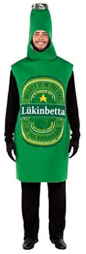 Fyasa 706258-t04 Bouteille de bière Costume de déguisement, Grande
