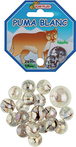 MaRécréation-MesSfere - Set di 20 sfere da 16 mm + 1 calotta, 25 mm, colore: bianco, Y2-FAM7-HSC7, colore: Beige